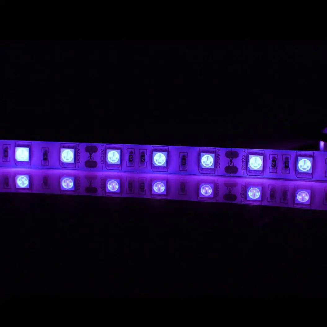 

5M 5050 UV Ultraviolet LED Blacklight Waterproof Night Fishing Strip Lamp Lights