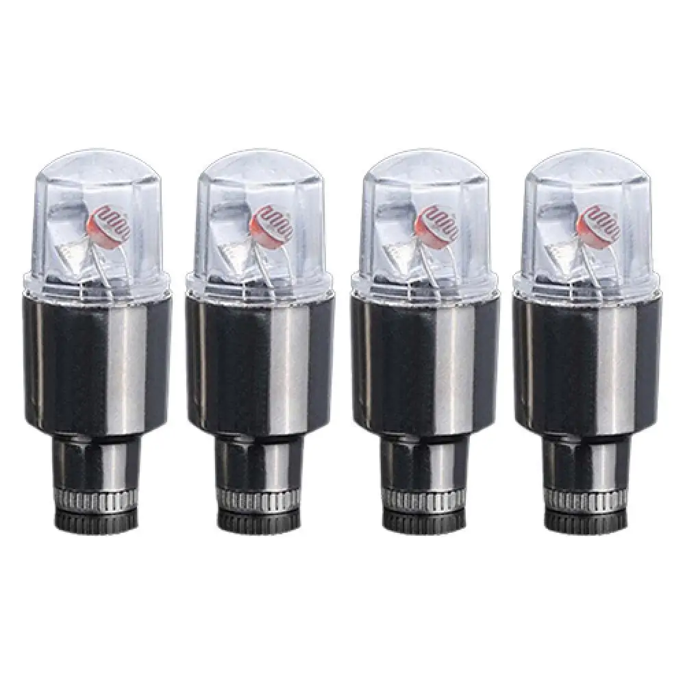 

4 Pcs Bike Car Motorcycle Wheel Tire Tyre Valve Cap Spoke LED Flash Light Lamp
