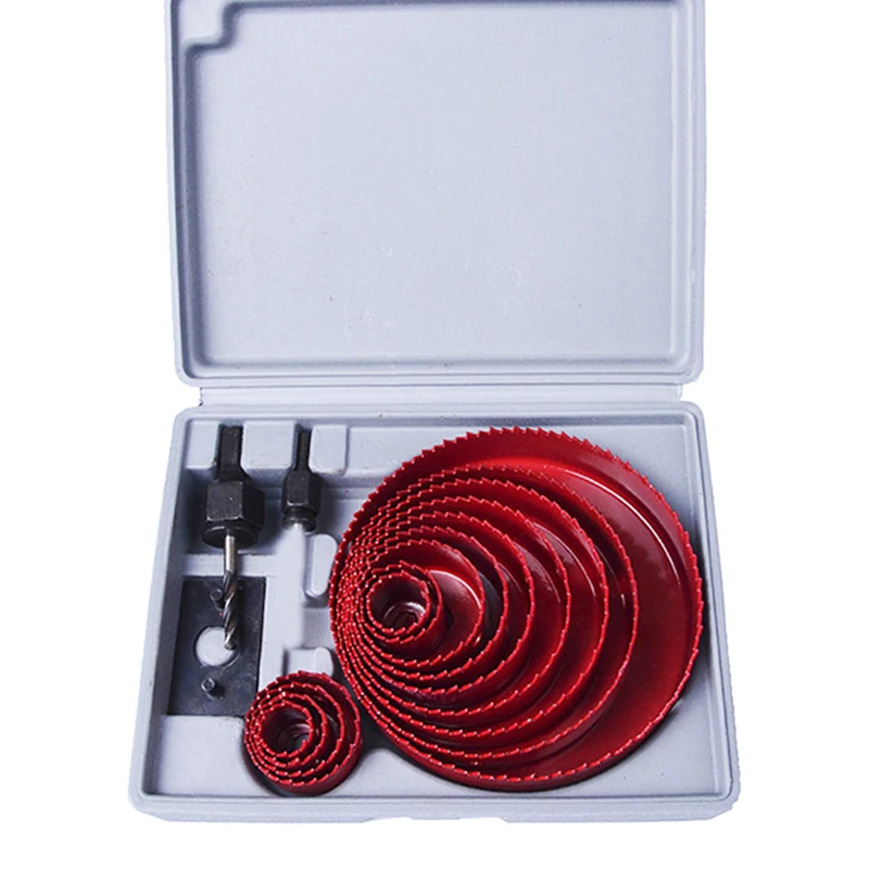 Набор корончатых сверл для дрели диаметр 19 64 мм 16 шт.|Сверла| |