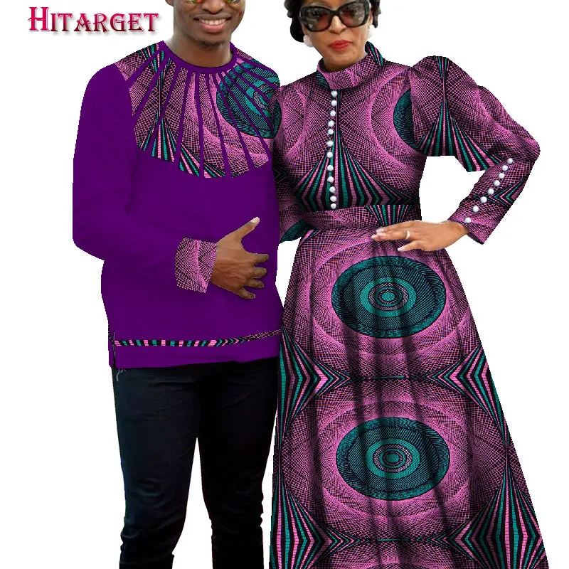 Африканские платья для пар Дашики Ретро парный костюм вечерние ринки/свадьбы