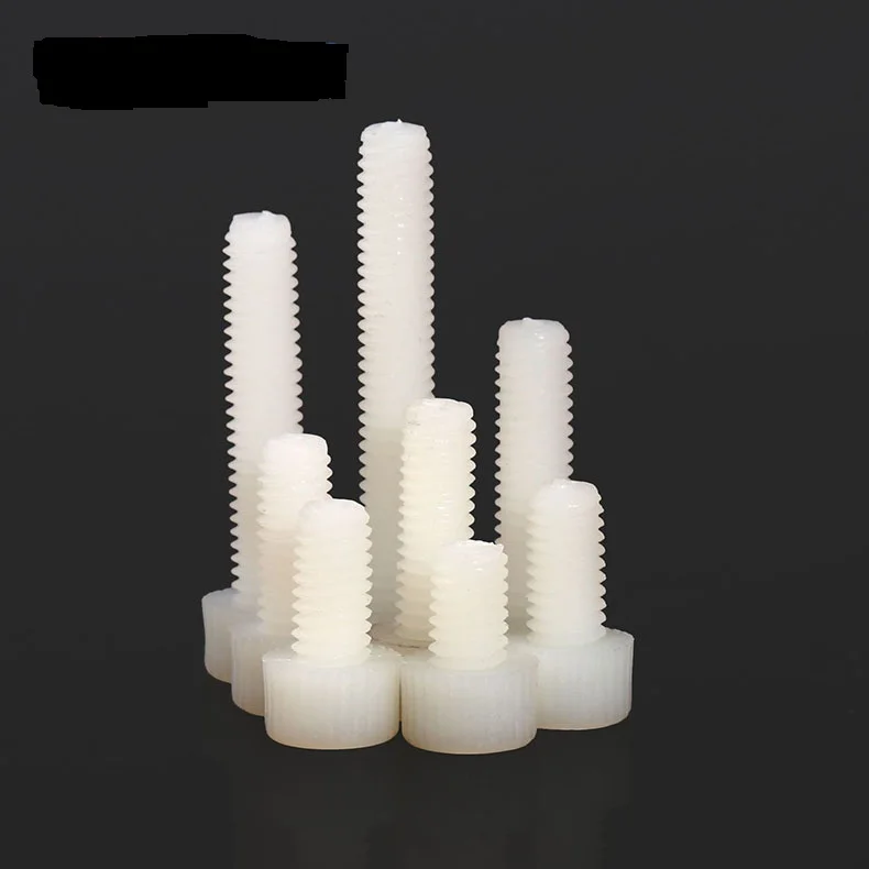 

M3m4m5m6m8 * 8x10x16x20x25x30 nylon hexagon socket screw plastic cup head bolt