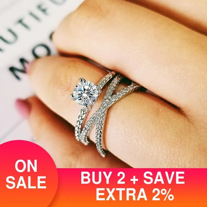 2021 новый дизайн 925 стерлингового серебра в форме ювелирного Креста обручальное