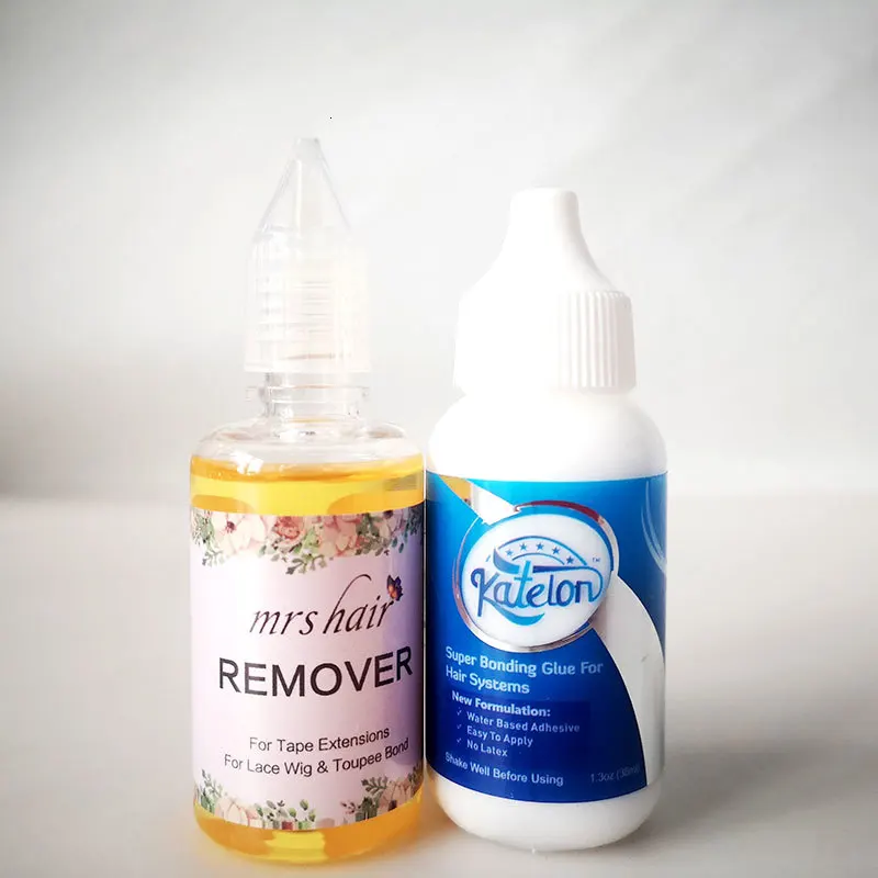 WaterProof Lace wig glue With 1Bottle remover For humanhair extension/bobo Wig Invisible wig bonding Glue katelon glue 38 ml 1pc