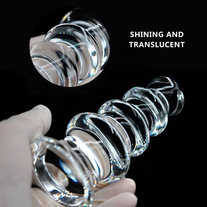 50 65 мм Большой Стеклянный анальный дилдо огромный Анальная пробка большой