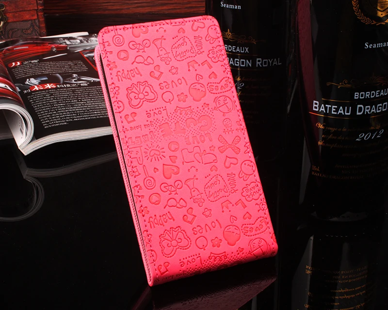 HongBaiwei for BV6000 Case Cover Leather Flip Cute Pink Wallet Phone Blackview BV6000S E7 R7 Card Holder | Мобильные телефоны и