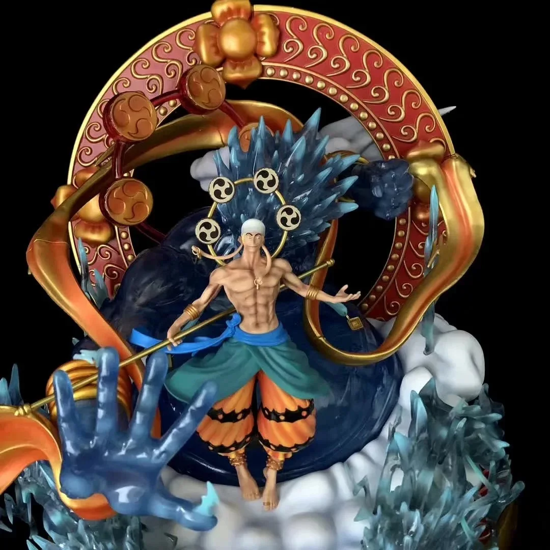 Аниме One Piece Enel Thunder God статуя из смолы GK художественные промыслы ПВХ экшн-фигурка