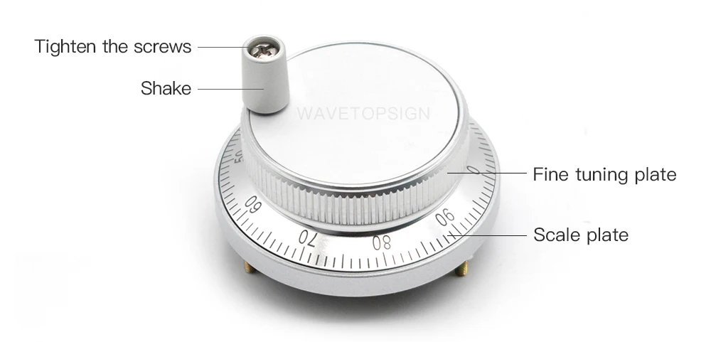 ЧПУ маховик генератора 5V 6Pin импульсный 100 ручной генератор импульсов с ЧПУ 60 мм вращающийся регулятор