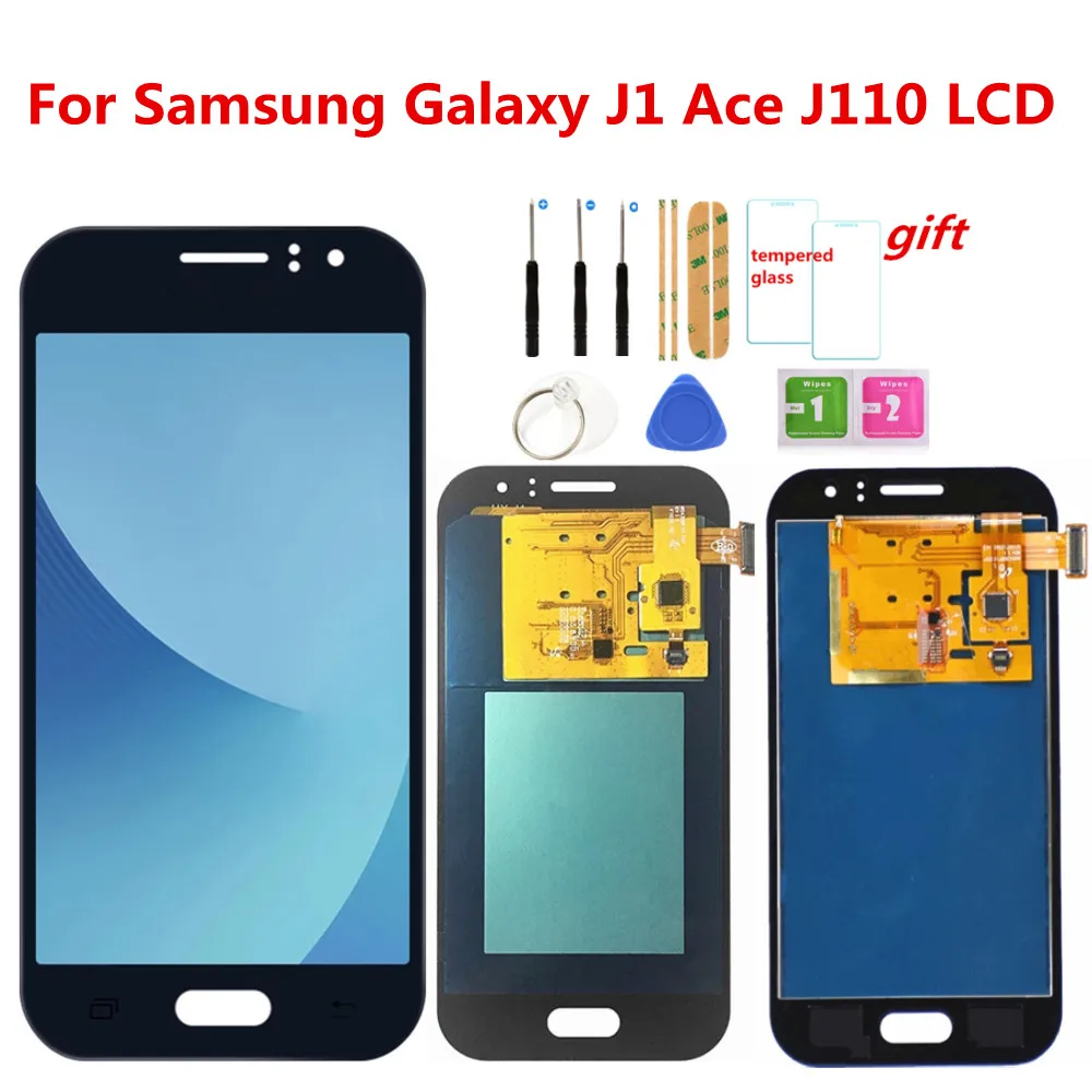 100% новый J110 ЖК дисплей для Samsung Galaxy J1 Ace SM J110F J110H экран с сенсорным экраном в сборе