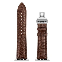 42mm 44mm watch band for apple watch genuine leather strap watchbands 38mm 40mm watch accessories men belt band for iwatch tool