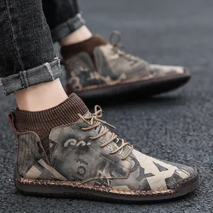 Мужские повседневные кроссовки, теплая зимняя обувь размера плюс 45 KA2065 для осени и зимы, 2020