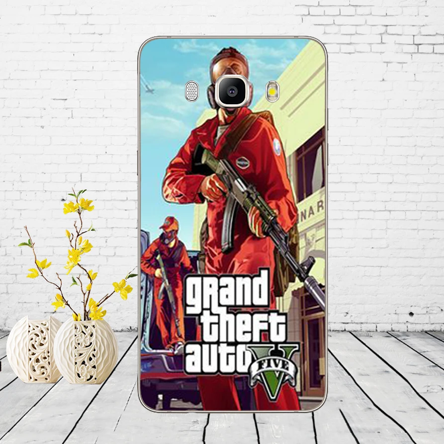 14 33DD Grand Theft Auto GTA V Мягкий силиконовый чехол для Samsung Galaxy A3 a5 A6 A8 j3 j5 j7 - Цвет: 14