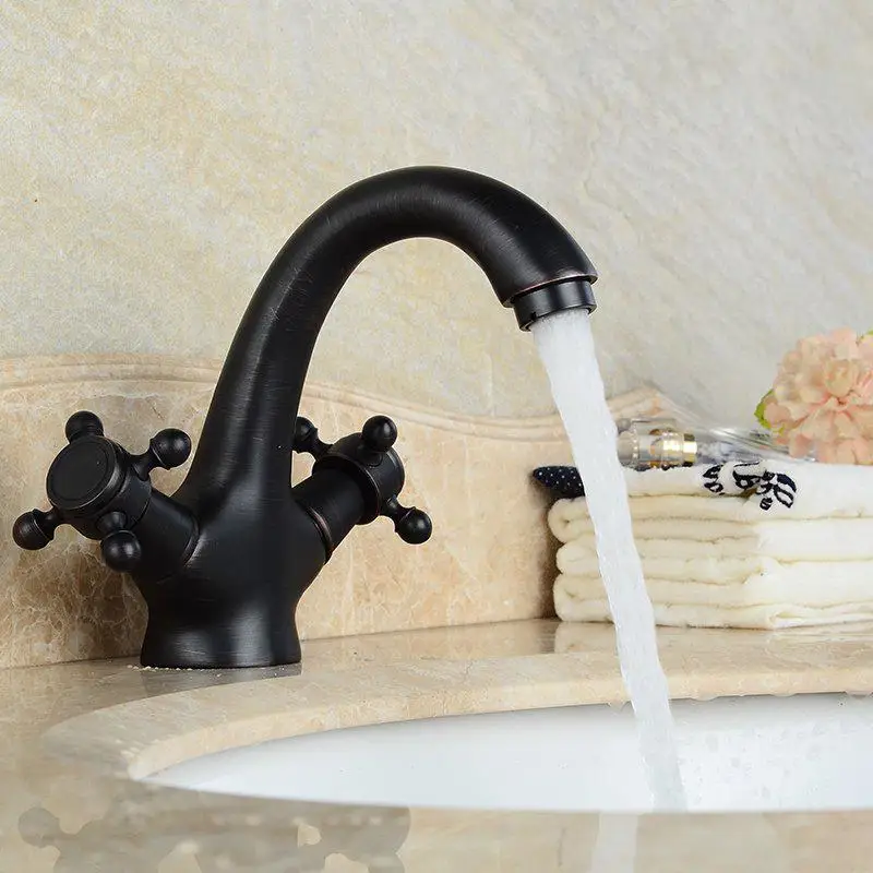 Смеситель для ванной комнаты в стиле лебедя ручной работы латунный раковины