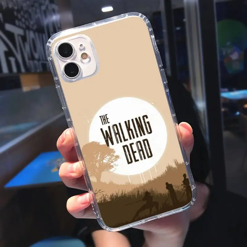 

The Walking Dead TV series Phone Cases Transparent soft For iphone 5 5s 5c se 6 6s 7 8 11 12 plus mini x xs xr pro max