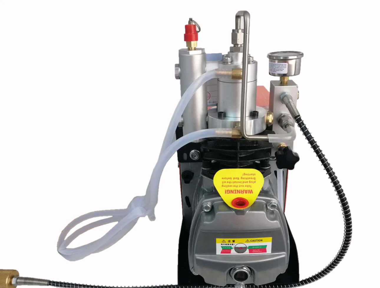 Предустановленное давление Регулируемая автоматическая остановка 4500PSI 300 бар 30 мпа электрический 220 В PCP воздушный пистолет Refile воздушный компрессор высокого давления насос