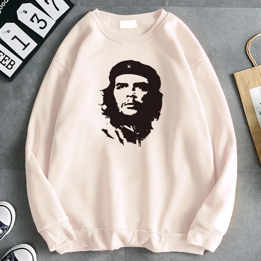 

Sweatshirts Women's Black And White Art Portraits Of People Print Female Top Fashion Oversize Crew Neck Clothest Fitted Loose