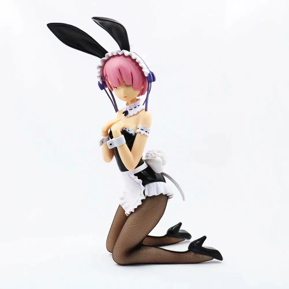 

29CM Big Size Re:life in a Different World from Zero Rem Ram Maid Outfit Bunny Girl Action Figure Toys Sexy Girl Anime Model Toy