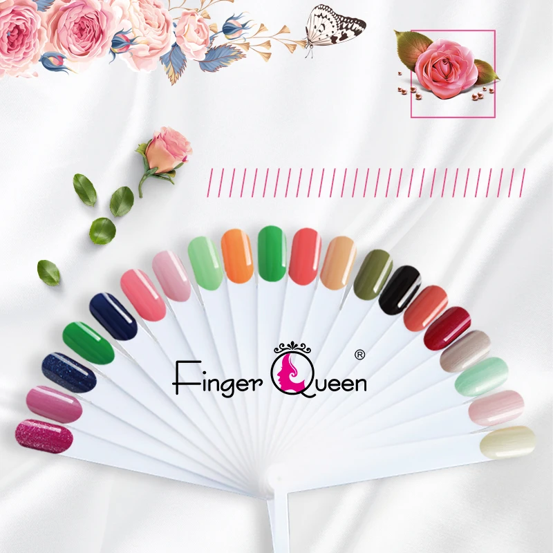 20 шт. поддельные ногти Swatch Веерообразный дисплей цветной шаблон для легкой