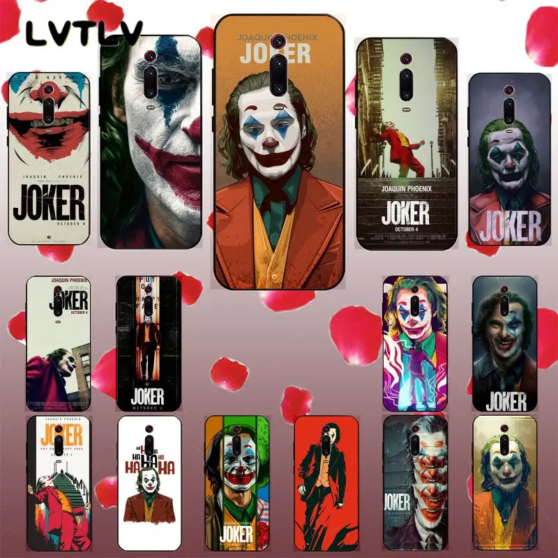 LVTLV Джокер 2019 хоакином Фениксом мягкий черный чехол для телефона Xiaomi 8 9 se 5X Redmi 6pro 6A