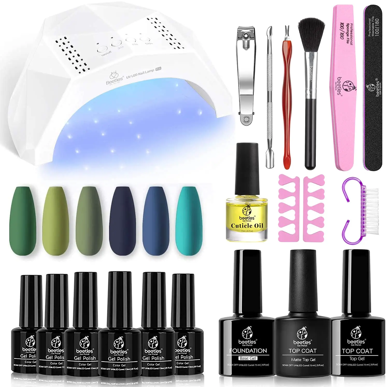 

2021 Комплект гель-лаков для ногтей с U-образной лампой 48 Вт светодиодсветодиодный лампа для ногтей 6 цветов нюдовая серая розовая Гель-лак для...