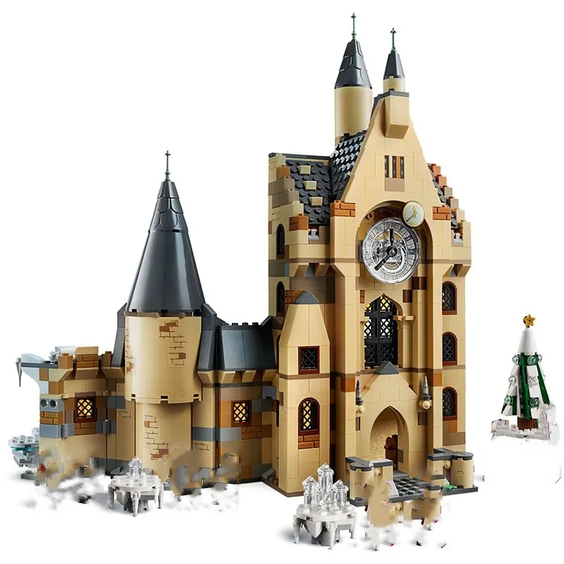 Волшебные строительные блоки совместимые с замком Волдеморт 75948 детские игрушки