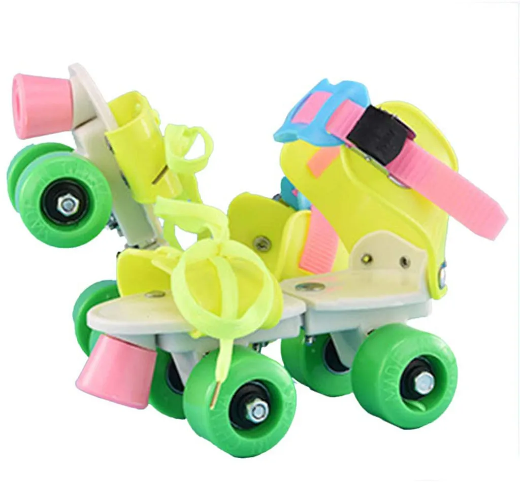 Детские роликовые коньки 4 Роликовые регулируемые размеры 26-32 размер подарок для