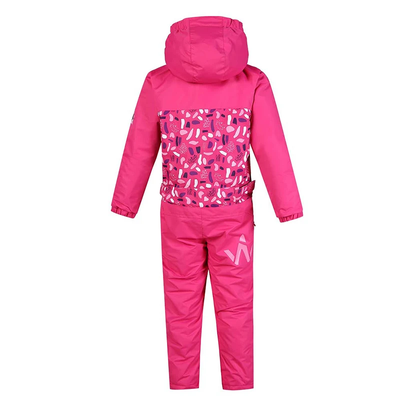 Зимний лыжный костюм для девочек и мальчиков водонепроницаемая куртка с