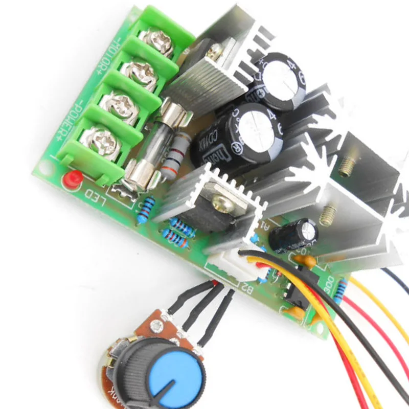 New Ultra-small DC 12V 24V 36V 48V PWM Mini Motor Speed Controller Switch 20A |