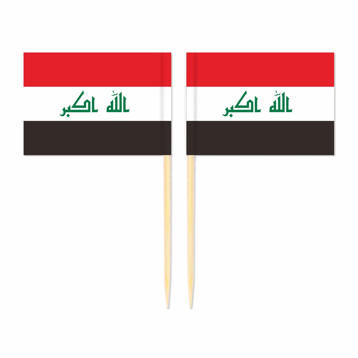 

Iraq Toothpick Flag 3.5X2.5CM Cake Topper Party Cupcake Wedding Baby Shower Supplies Lovely Baking Dessert Decorations