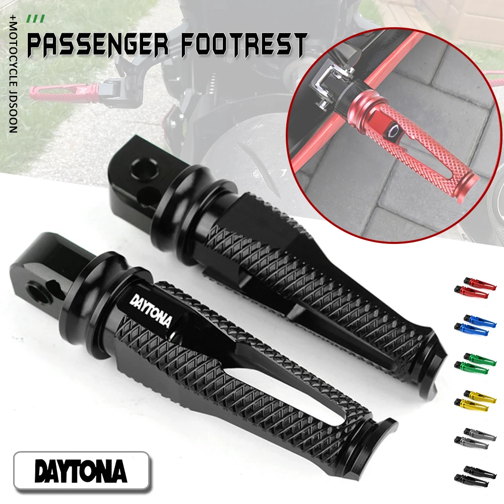 

For DAYTONA 675 DAYTONA 675R 955i Motorcycle Accesstories Foot Pegs Pedals CNC Aluminum Rear Passenger Footpegs