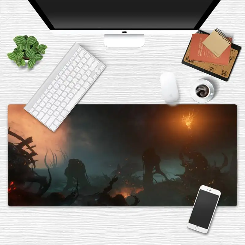 

warframe game Keyboard Mat Rubber Gaming mousepad Desk Mat Game Office Work Mouse Mat pad X XL Non-slip Laptop Cushion mouse pad