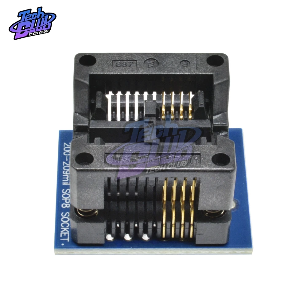 SOIC8 SOP8 Для DIP8 широкое сиденье 200mil программатор разъем адаптера CH341A | Инструменты