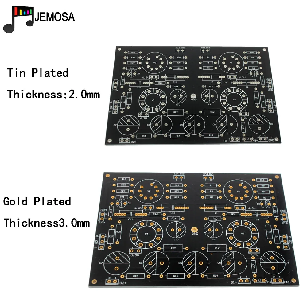 DIY проекты аудио односторонние усилители доска 185*125 FR4 PCB плата EL34 бесплатная