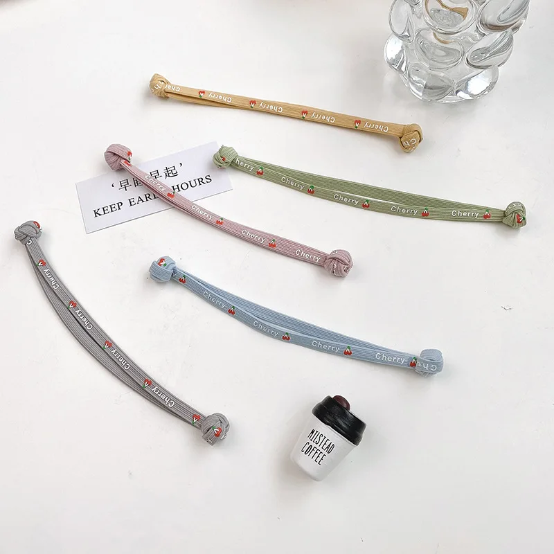 

Мягкие резинки для волос в виде вишни для девочек и женщин, милые эластичные резинки для волос, Детские аксессуары для волос, лето 2021