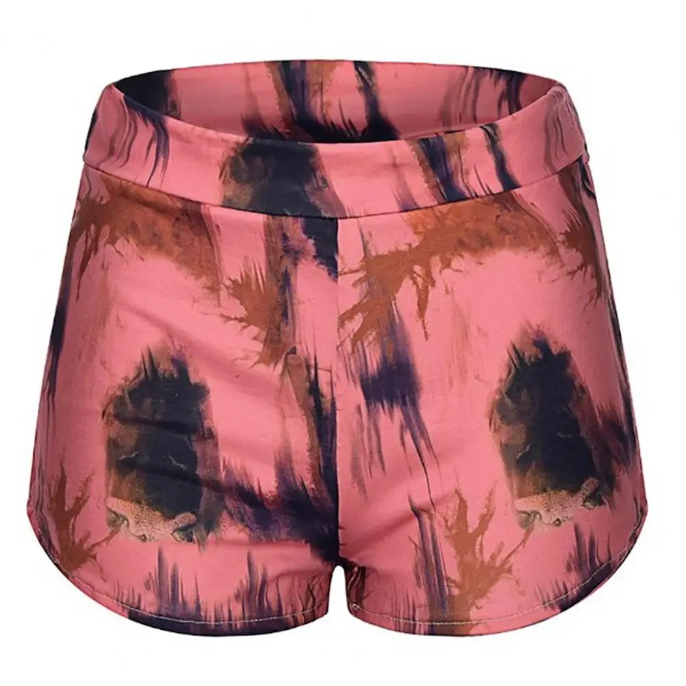 

Женские шорты с принтом тай-дай, спортивные эластичные леггинсы с высокой талией для фитнеса, йоги, спортзала, спортивная одежда с эффектом ...