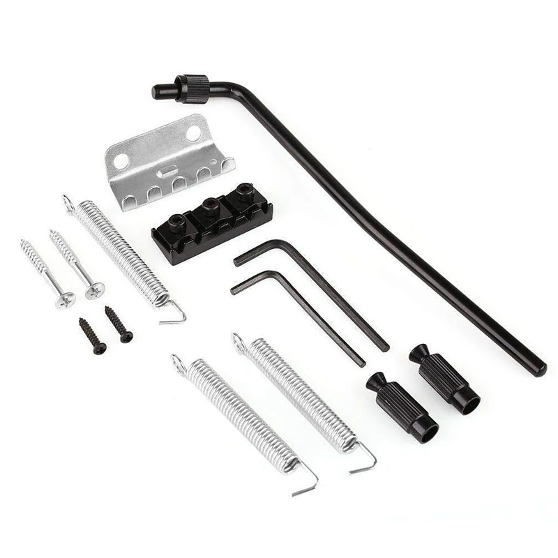 Электрическая гитара двойной тремоло сборка моста система для Lic Ibanez Запчасти