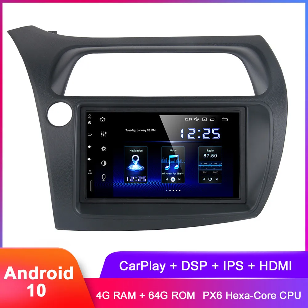Автомагнитола Dasaita стерео система на Android 10 с 7 &quotGPS Wi Fi DSP аудио и видео для