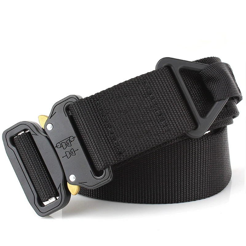 

2021 cinturones Mens Nylon belt Metal insert buckle military nylon Training belt Army tactical belts Men Best quality male strap