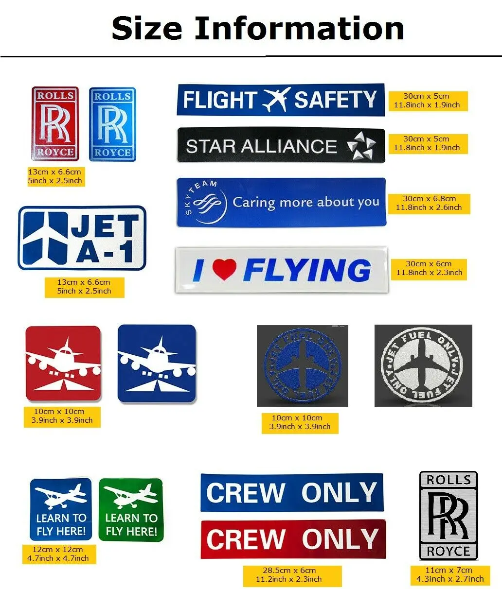 Aviation Signature Mark Sticker Water Proof for Pilot Flight Crew Aircraft Airport | Багаж и сумки