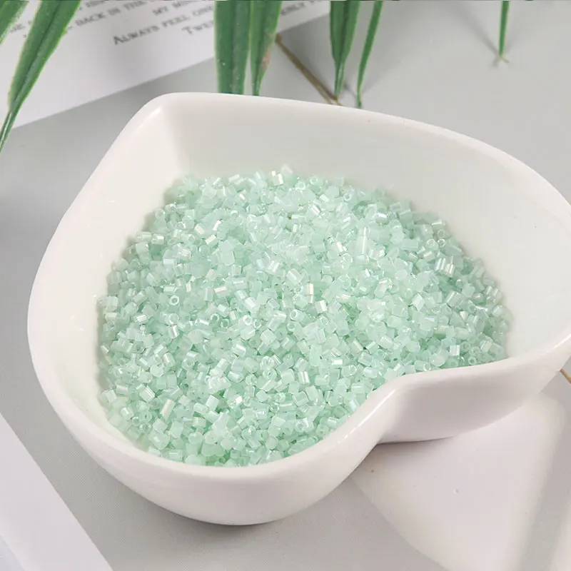 Новый! 2000 шт./пакет 0/15 крем бисерные трубки из чешского стекла Бусины 1 5 мм Мини