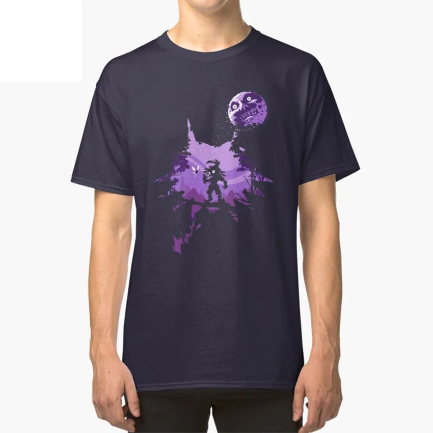 

Majora's Return T - Shirt Zelda Link Legend Moon Skull Kid Skullkid Time Ocarina 64