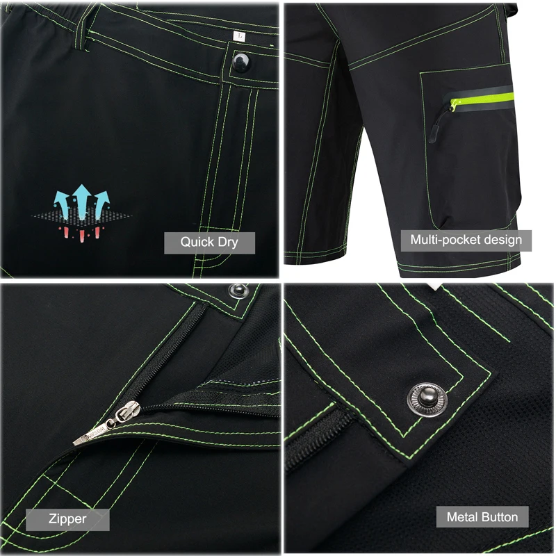 WOSAWE для бездорожья в байкерском и жоккейском шорты MTB велосипед BMX горная