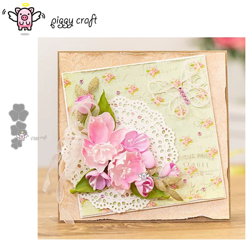 Свинья для рукоделия металлические режущие штампы порезанные формы цветочное