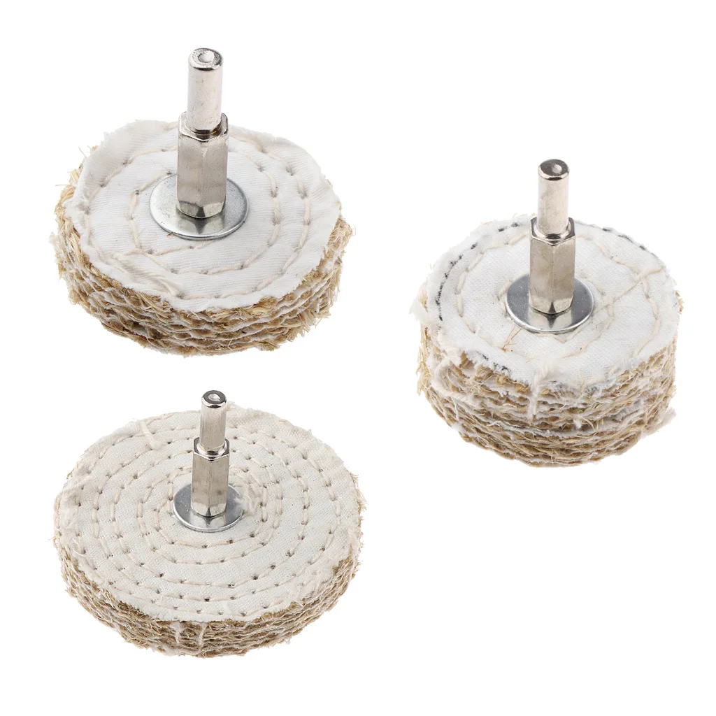 

1pcs Linen Wheel Brush for Jewelry Rotary Polisher Replacements Accessory