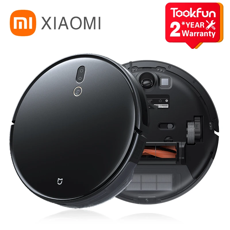 XIAOMI MIJIA Robot Vacuum Mop Ultra Slim For Home Cleaner Sweeping Washing Mopping Cyclone Suction Dust APP Smart Planned Map