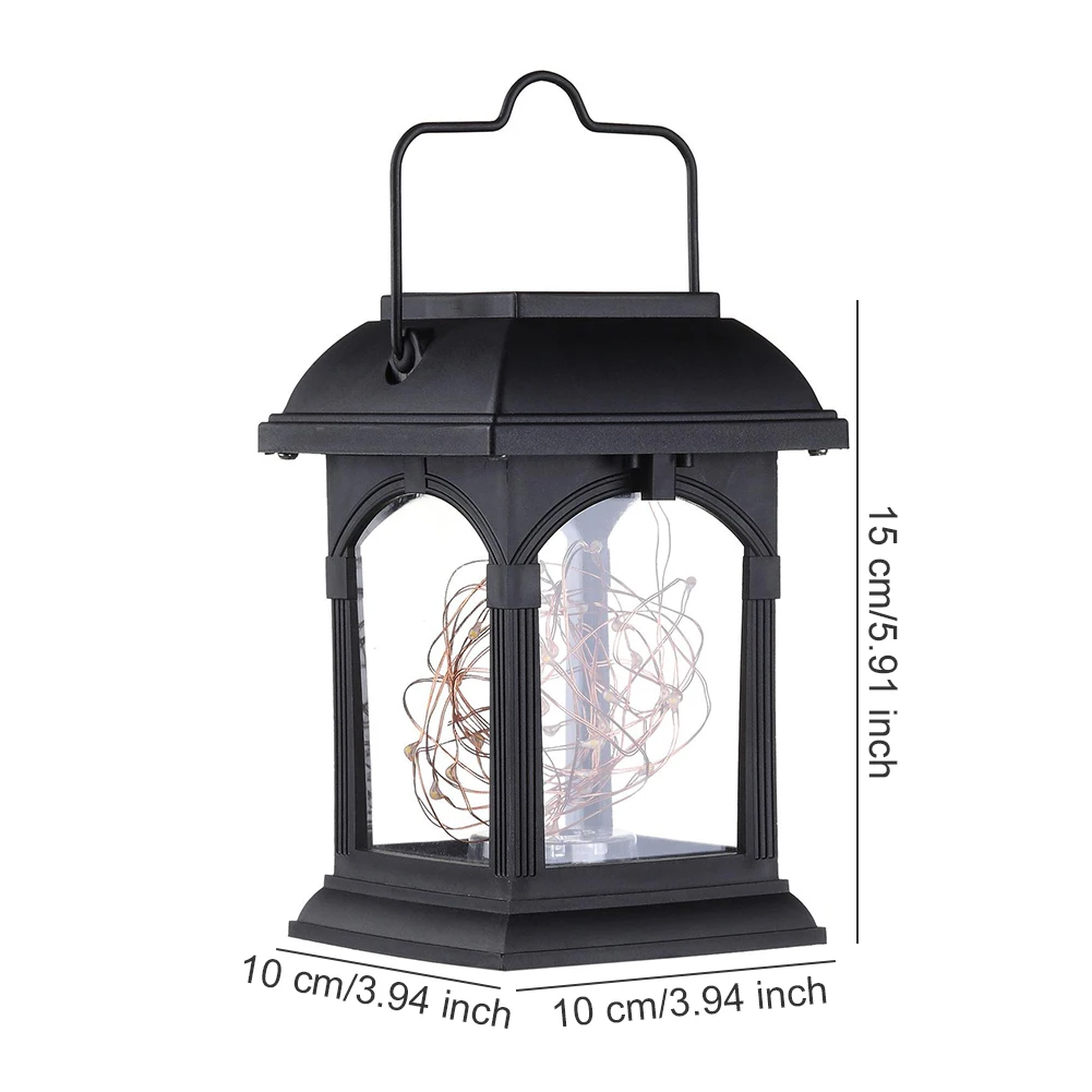 

Solar Garden Light LED Solar Lantern Copper Wire Decorative Lantern Waterproof Flickering Lamp Outdoor Garden Solar Light