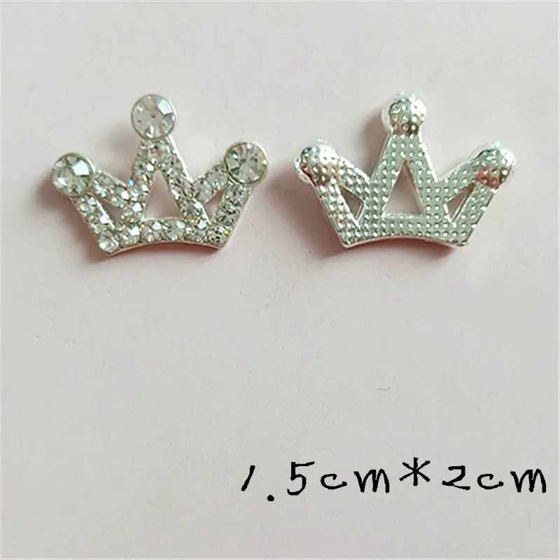 

10pcs/lot Rhinestone Buttons Crystal Buckles Girls' Crown Headwear Children DIY Hair Jewelry Accessories Wedding Decoration