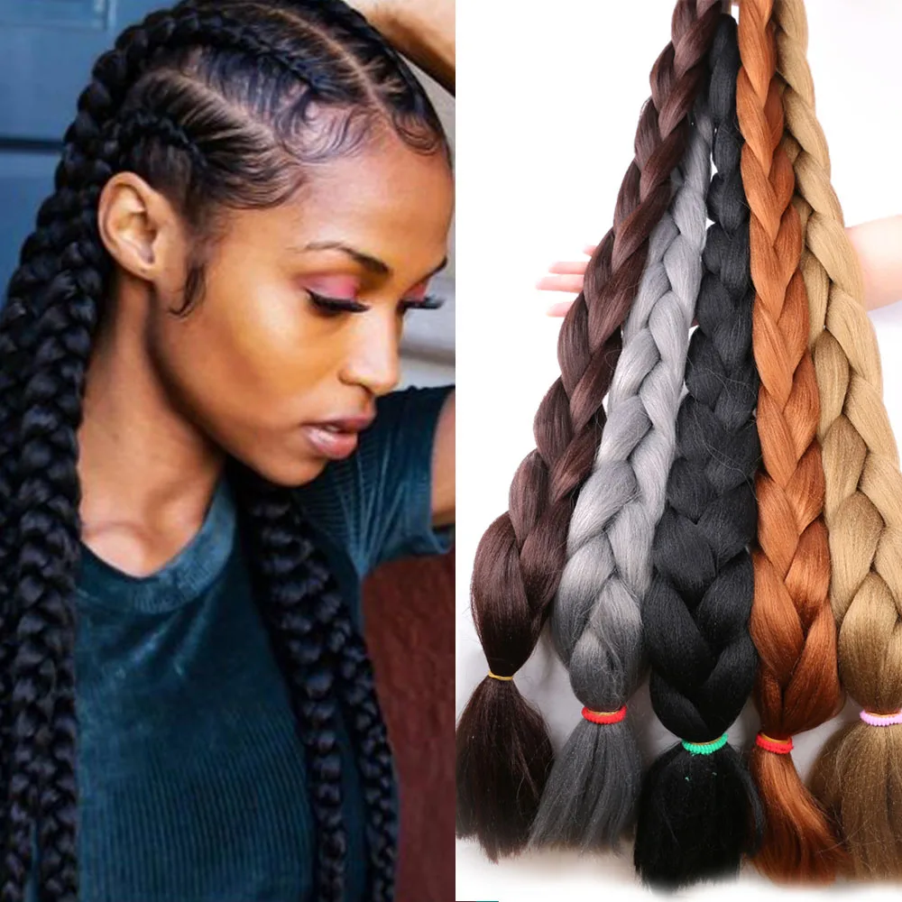 Saisity Синтетические длинные волосы для Плетения КОС нагревательные наращивания