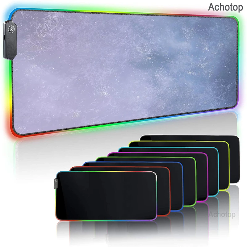 

Colorful Luminous RGB Gaming Mouse Pad Florid Computer Mousepad PC Gamer XXL Mouse Carpet Big Mause Desk Play Mat with Backlit