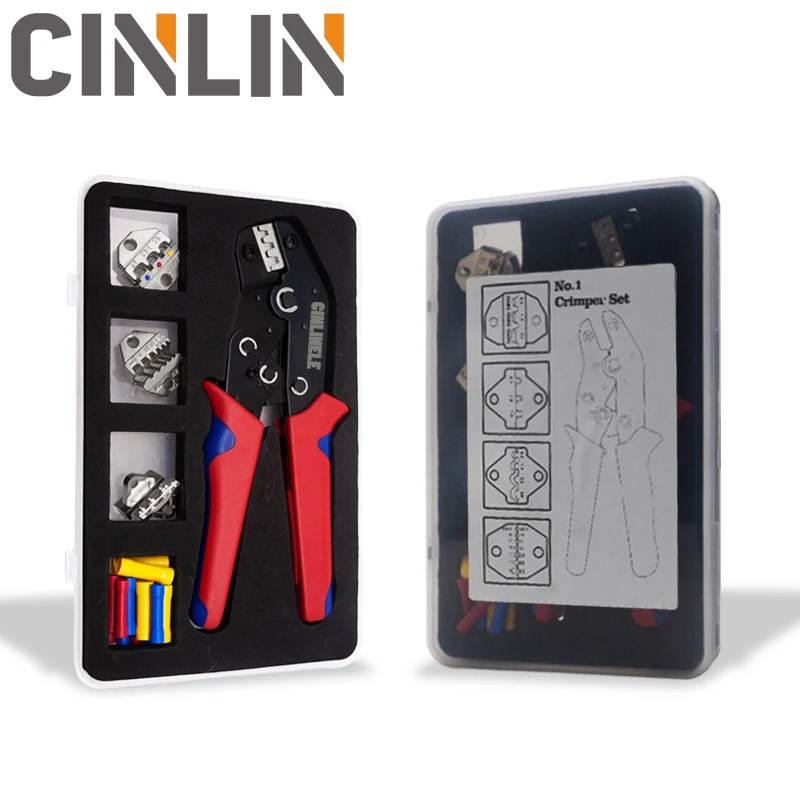 

Crimp Pliers & Dies Set Wire Terminals Crimping Tools Exquisite Storage Box Precision Crimper SN-28B SN-48B