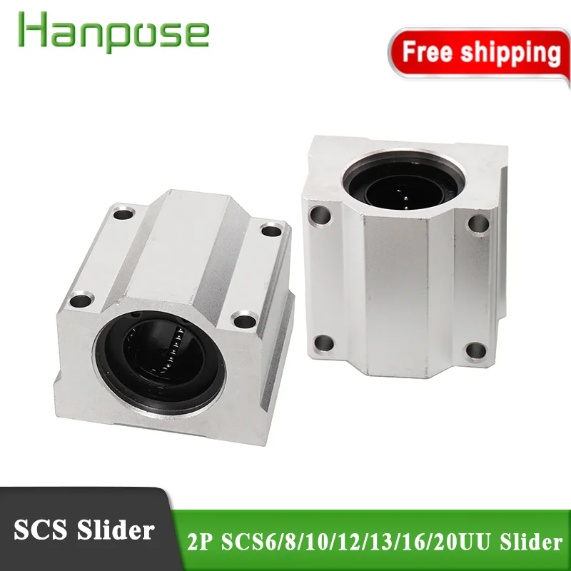 2 шт. для SBR16 CNC SCS8UU SCS6UU Линейный шарикоподшипник Pellow Bolck Блок фрезерного станка с